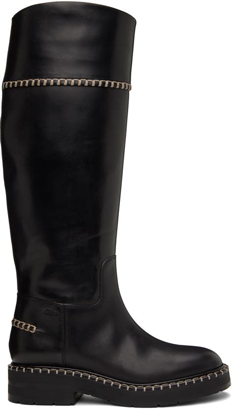 chloe signature boots.